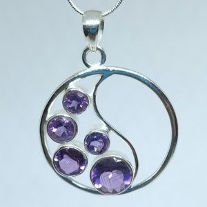 Sterling and Amethyst pendant